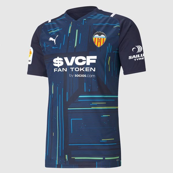 Tailandia Camiseta Valencia Portero 2021-22 Azul